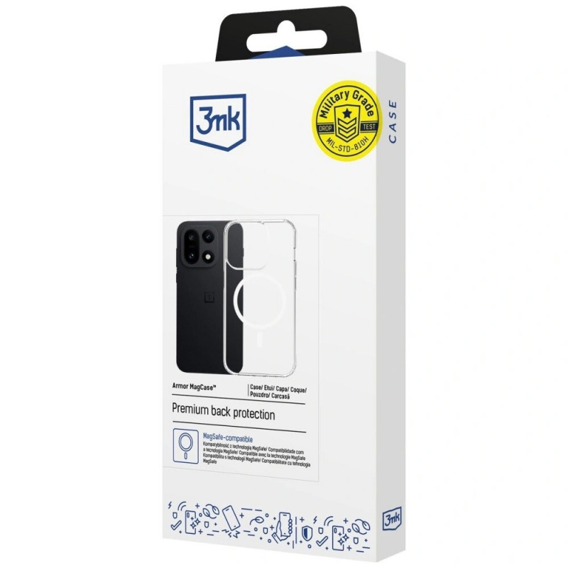 3MK Armor MagCase per OnePlus 15 5G, trasparente