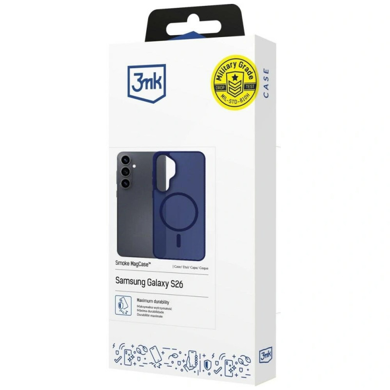 3MK Smoke MagCase per Samsung Galaxy S26, blu