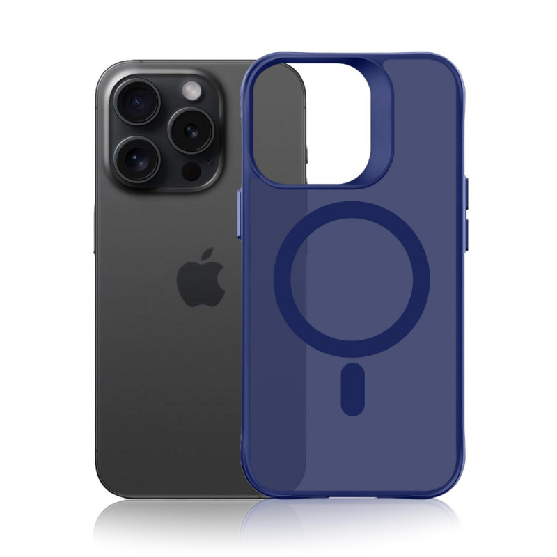 3MK Smoke MagCase per Apple iPhone 16 Pro Max, blu
