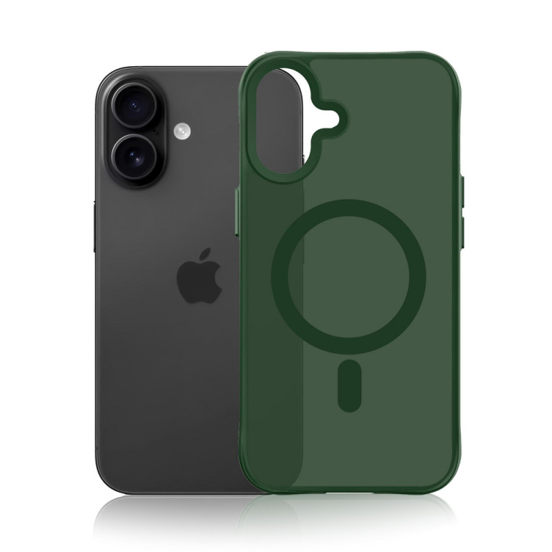 3MK Smoke MagCase per Apple iPhone 16 Pro, verde