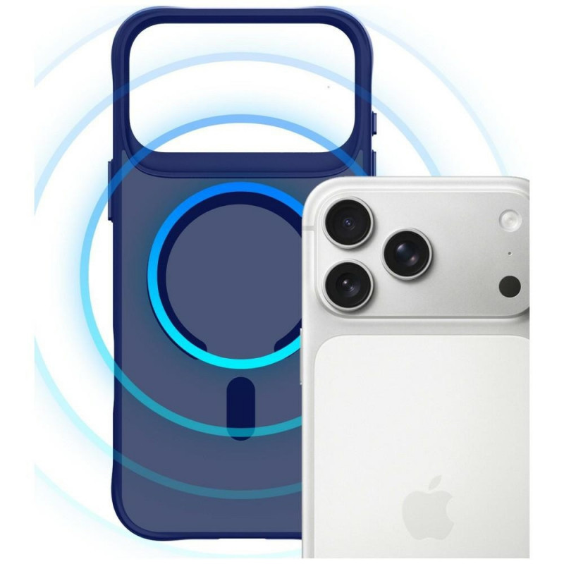 3MK Smoke MagCase per Apple iPhone 17 Pro, blu