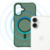 3MK Smoke MagCase per Apple iPhone 16, verde