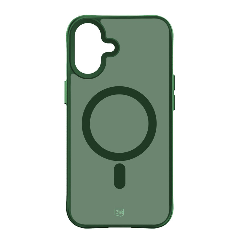 3MK Smoke MagCase per Apple iPhone 16, verde