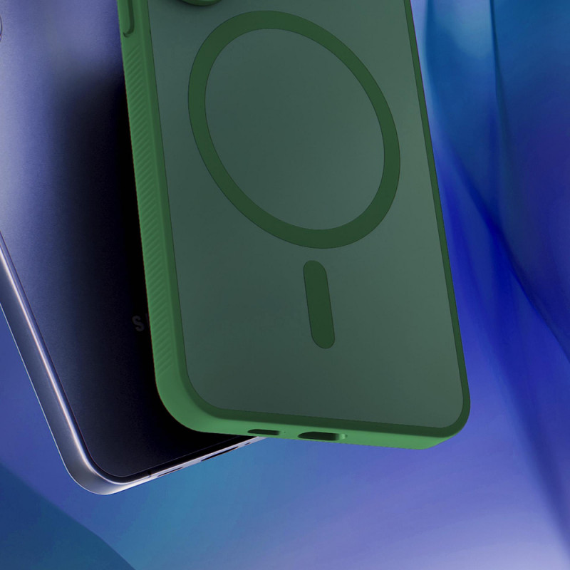 3MK Smoke MagCase per Apple iPhone 16, verde
