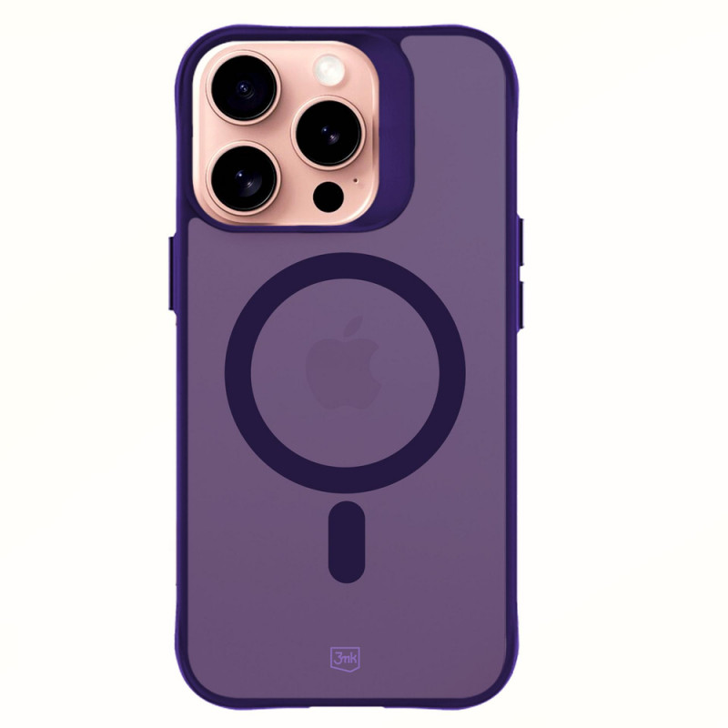 3MK Smoke MagCase per Apple iPhone 16 Pro Max, viola
