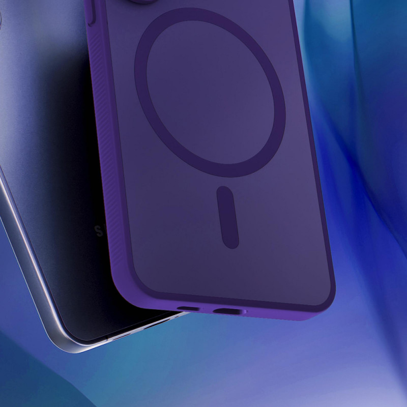 3MK Smoke MagCase per Apple iPhone 16 Pro Max, viola
