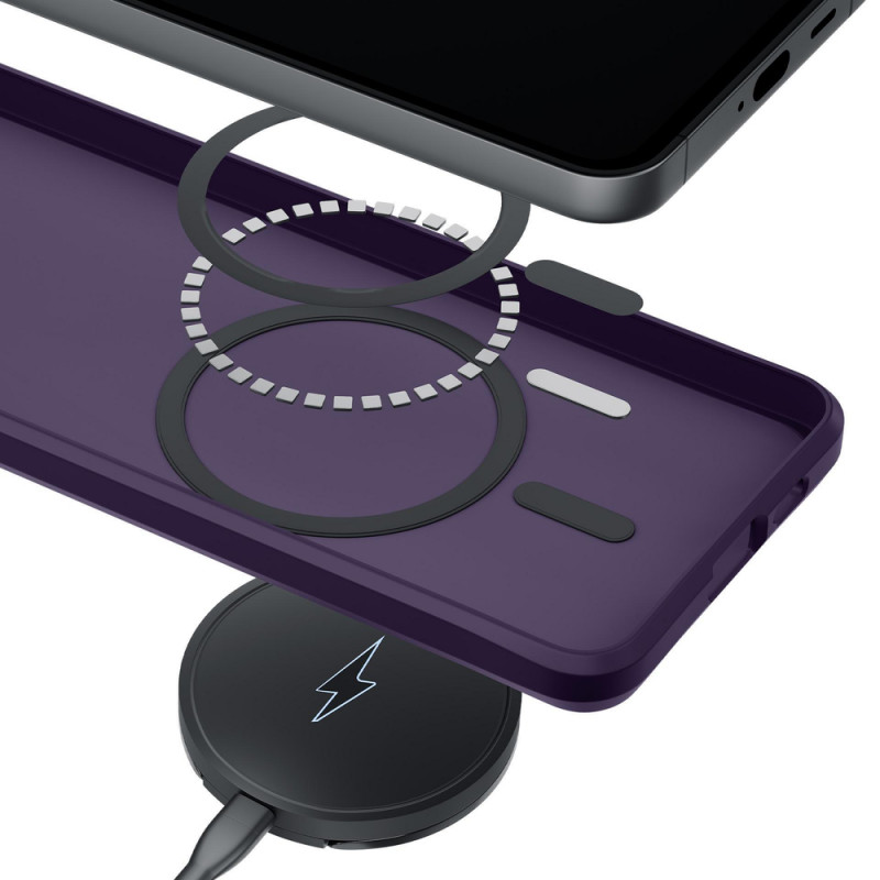 3MK Smoke MagCase per Apple iPhone 16, viola