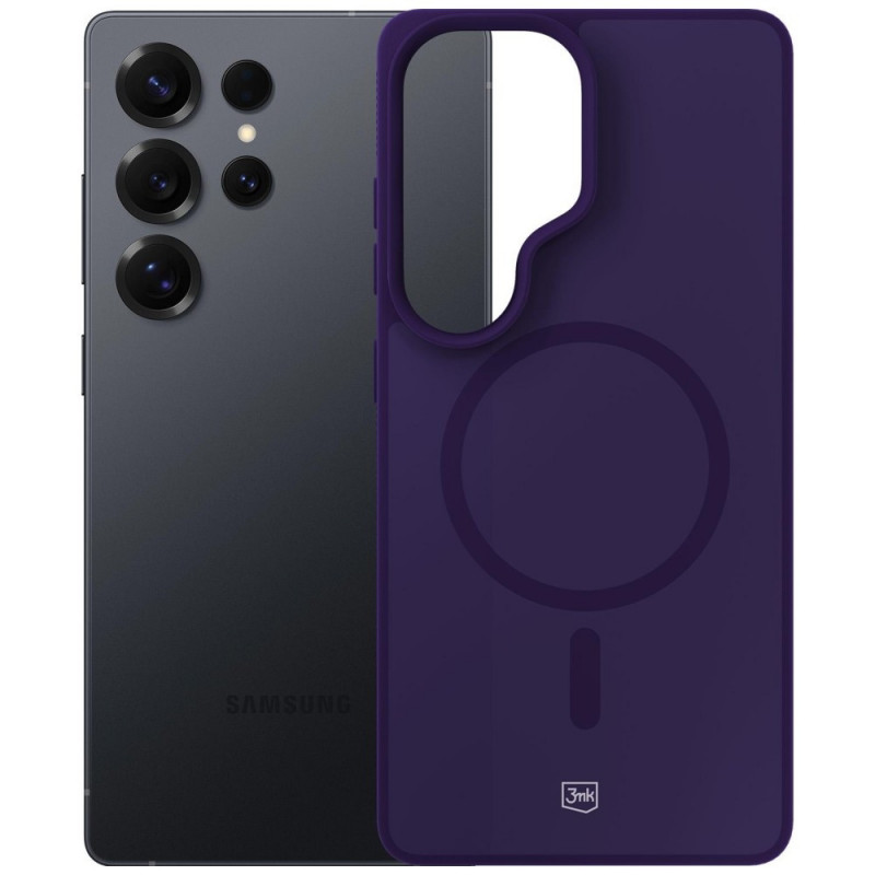 3MK Smoke MagCase per Samsung Galaxy S25 Ultra, viola