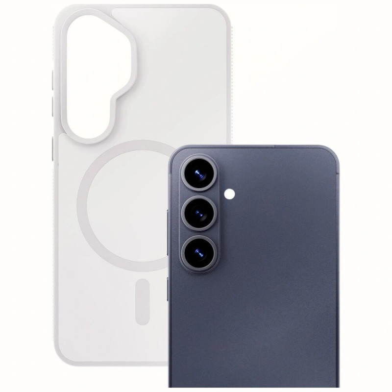 3MK Smoke MagCase per Samsung Galaxy S26+, bianca