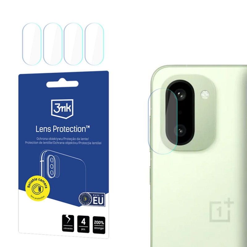 Protezione per lenti della fotocamera 3MK Lens Protection per OnePlus 15R (4 pz)