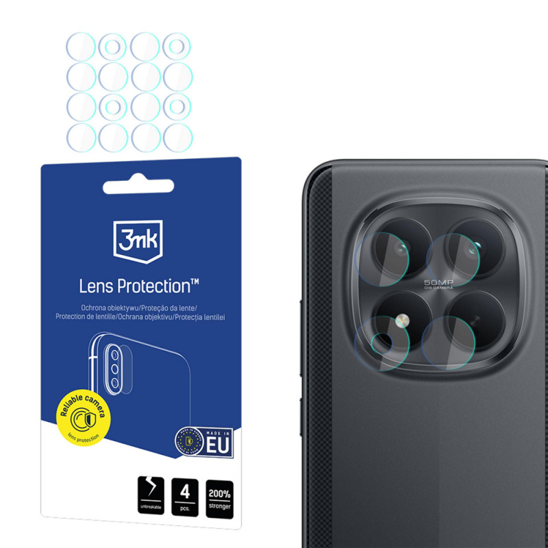 Protezione lente fotocamera 3MK Lens Protection per Xiaomi Poco M8 Pro 5G (4 pz)