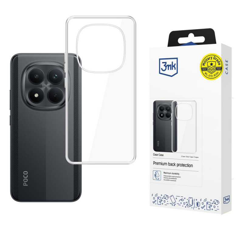 Custodia trasparente 3MK Clear Case per Xiaomi Poco M8 Pro 5G