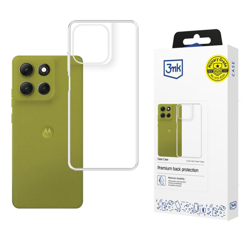 3MK Clear Case per Motorola Moto G86 / G86 Power, trasparente