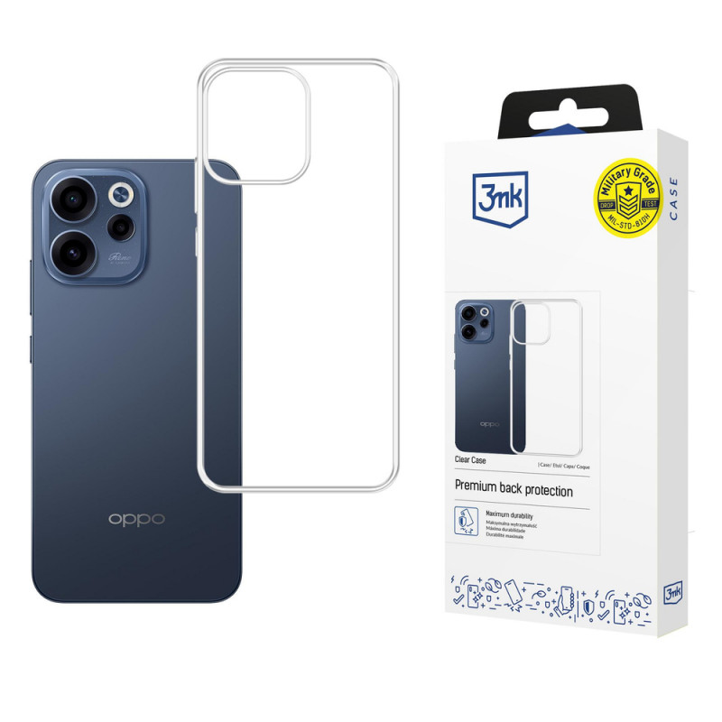 3MK Clear Case per Oppo Reno 15 F 5G / Reno 15 FS 5G (CPH2801), trasparente