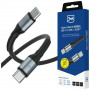 Cavo 3MK Hyper Cable N-SERIES USB-C a USB-C, 1,5 m, 100 W, nero