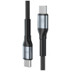 Cavo 3MK Hyper Cable N-SERIES USB-C a USB-C, 3 m, 240 W, nero