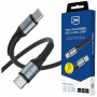 Cavo 3MK Hyper Cable N-SERIES USB-C a USB-C, 1 m, 240 W, nero