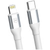 Cavo 3MK Hyper Cable N-SERIES USB-C – Lightning, 1 m, 27 W, bianco