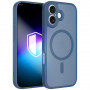 Custodia 3MK Misty MagCase per Apple iPhone 16, blu