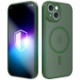 Custodia 3MK Misty MagCase per Apple iPhone 15, verde