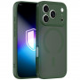 Custodia magnetica 3MK Misty MagCase per Apple iPhone 17 Pro Max, verde