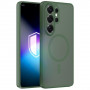 Custodia magnetica 3MK Misty MagCase per Samsung Galaxy S26 Ultra, verde