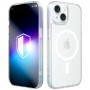Custodia magnetica 3MK Misty MagCase per Apple iPhone 14, bianca