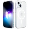 Custodia magnetica 3MK Misty MagCase per Apple iPhone 14, bianca