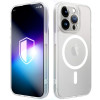 Custodia per smartphone 3MK Misty MagCase Apple iPhone 15 Pro Max, compatibile con MagSafe, bianca