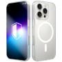 Custodia per smartphone 3MK Misty MagCase Apple iPhone 16 Pro Max, compatibile con MagSafe, bianca