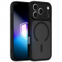 Custodia per telefono 3MK Misty MagCase Apple iPhone 17 Pro Max / 18 Pro Max, nera