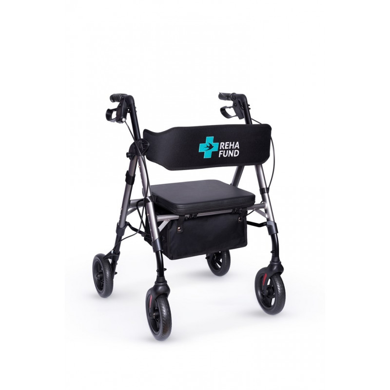 Deambulatore a quattro ruote Rehafund Marsylia RF-617/G, grafite