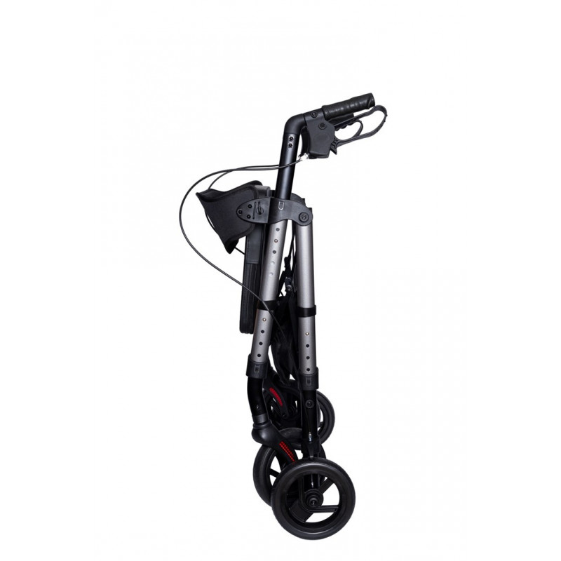 Deambulatore a quattro ruote Rehafund Marsylia RF-617/G, grafite