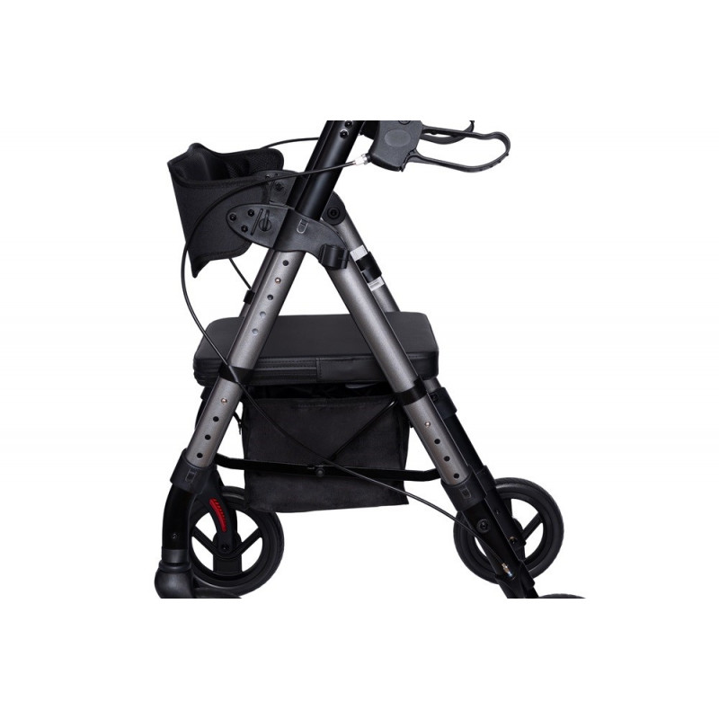 Deambulatore a quattro ruote Rehafund Marsylia RF-617/G, grafite