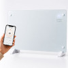 Termoconvettore smart in vetro Extralink LPL-23A-WH, 2000 W, WiFi, bianco