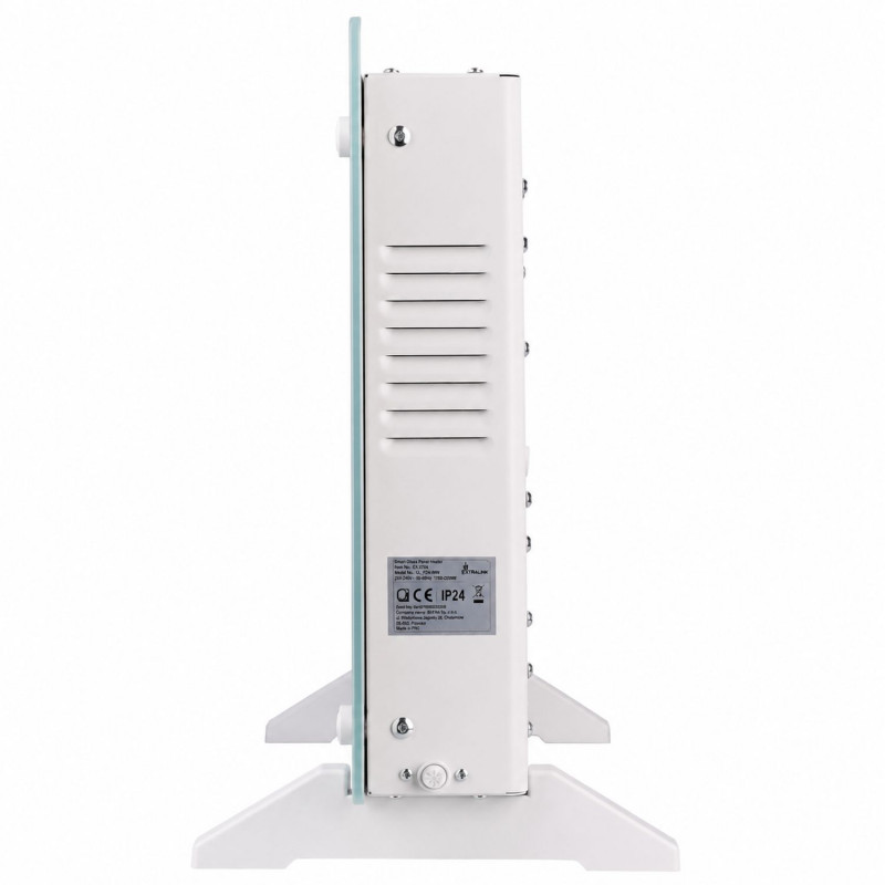 Termoconvettore smart in vetro Extralink LPL-23A-WH, 2000 W, WiFi, bianco
