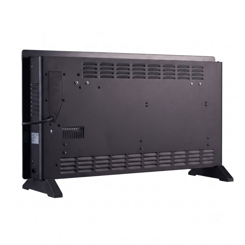 Termoconvettore smart in vetro Extralink LPL-23A-BL, 2000 W, WiFi, nero