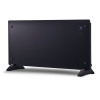 Termoconvettore smart in vetro Extralink LPL-23A-BL, 2000 W, WiFi, nero