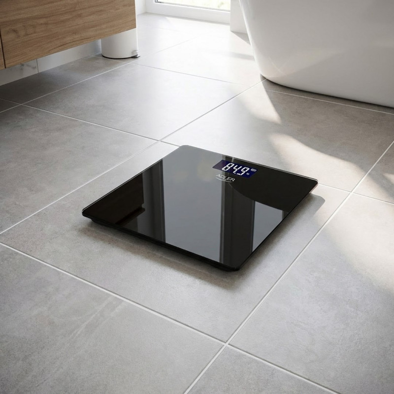 Adler AD 8194b Bilancia da bagno, nero
