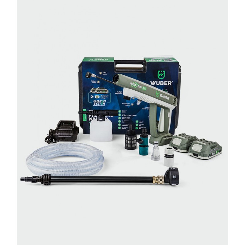 Idropulitrice senza fili Wuber W04322, 20 V, 300 l/h
