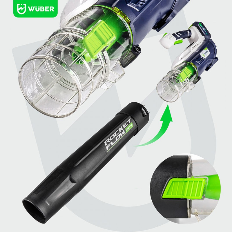 Wuber W04401 Soffiatore senza fili, 20 V, 137 km/h