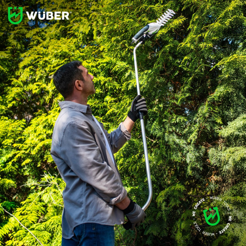 Wuber W23320 Tosaerba e tagliasiepi cordless 2-in-1, 7,2 V, taglio 120 mm, USB-C