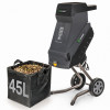 Trituratore elettrico a lame per rami Wuber W94205, 2500 W, 45 L