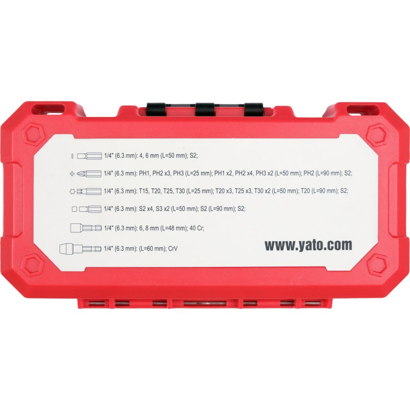 Set di punte a impatto YATO 39 pz YT-78076