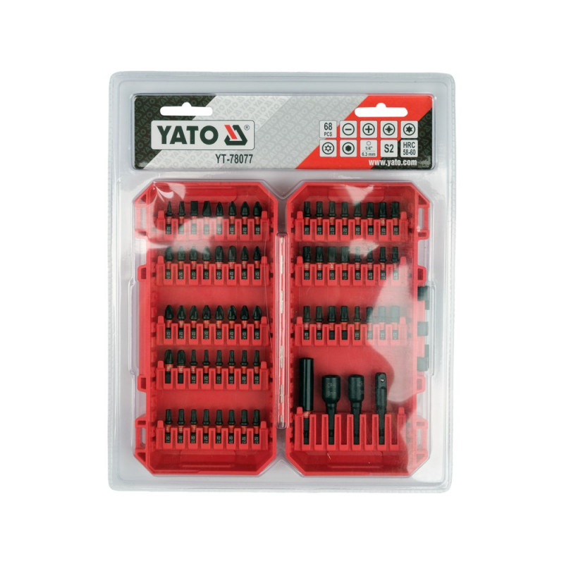 Set di punte a impatto YATO 68 pz YT-78077
