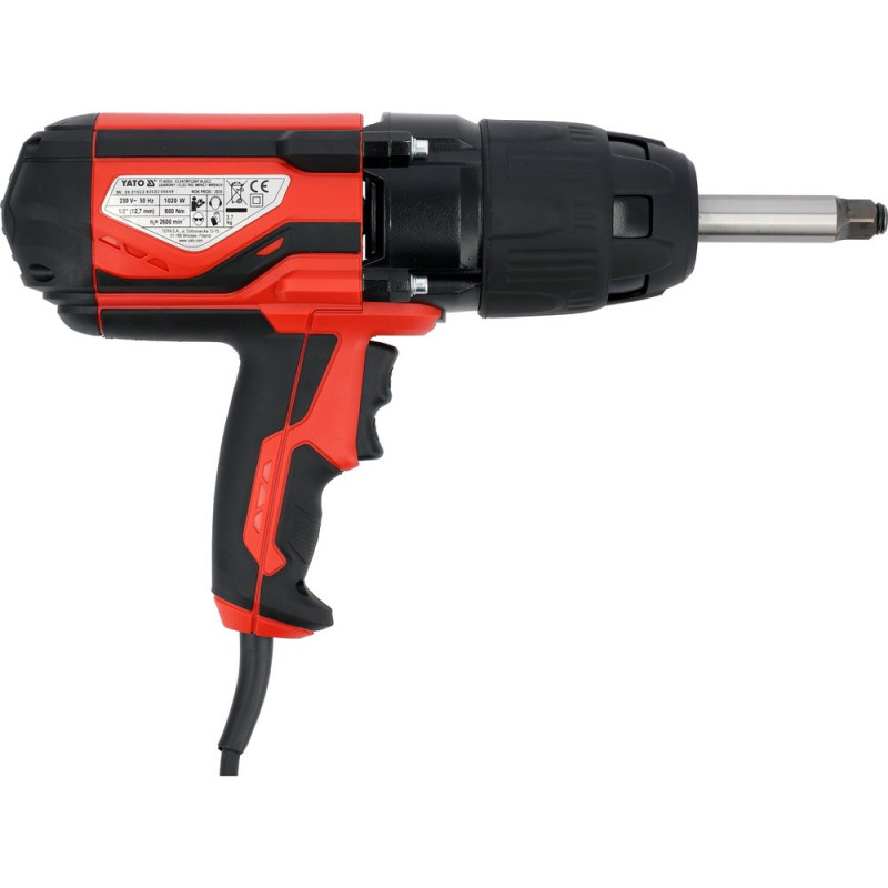 Avvitatrice a impulsi elettrica YATO 1/2" 1020 W / 800 Nm YT-82022