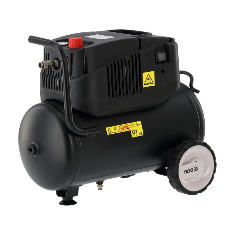 Compressore ad aria senza olio YATO 24 L YT-23343