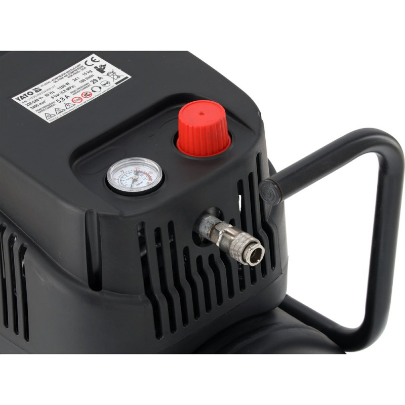 Compressore ad aria senza olio YATO 24 L YT-23343