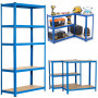 Scaffalatura metallica Extralink 180x90x40, blu