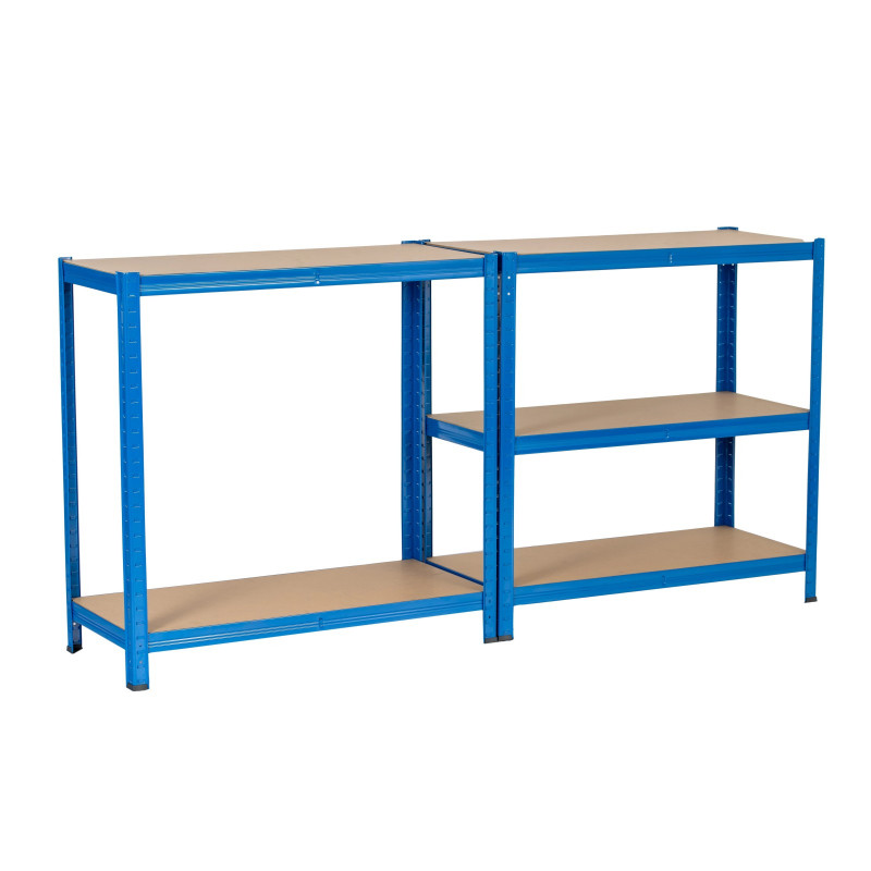 Scaffalatura metallica Extralink 180x90x40, blu